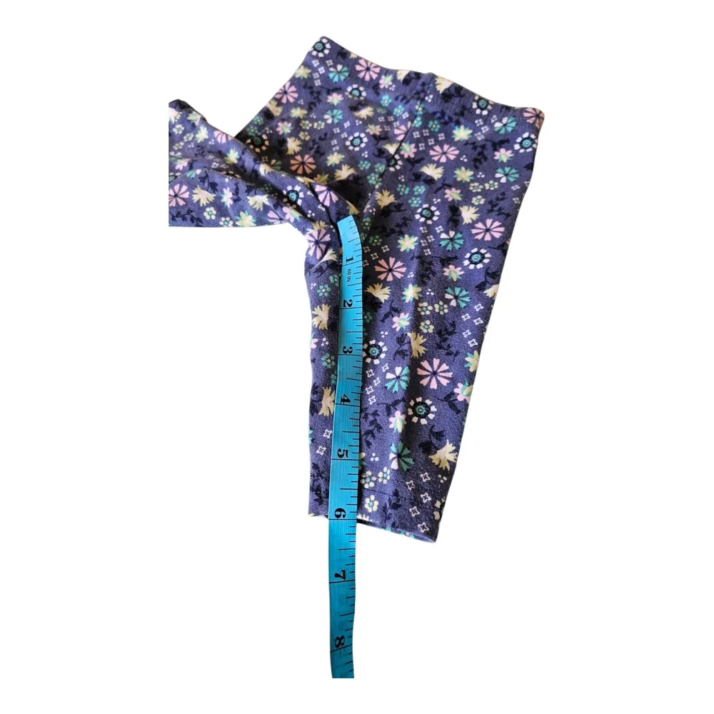 Carter's Kids Size 3M Purple Floral Casual Pants
